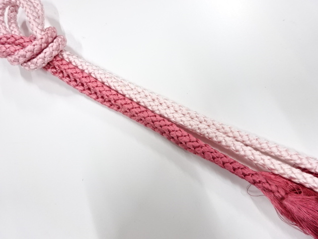 正絹　手組帯締め